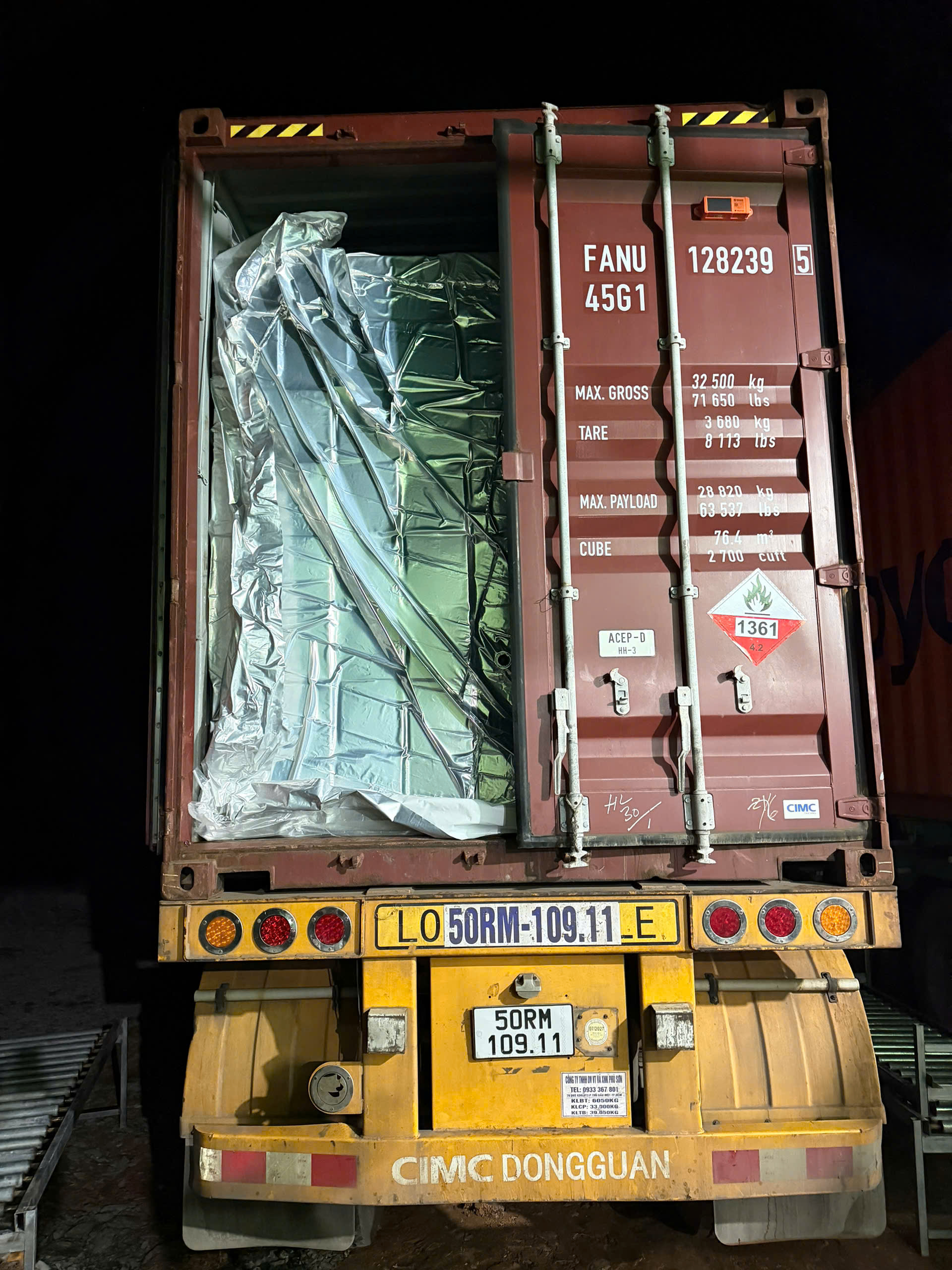 Secured Export Container